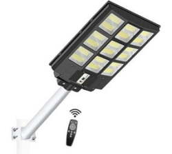 Dw 800W Solar Street Lights Outdoor Motion Sensor Lights With Remote Control & Arm Pole