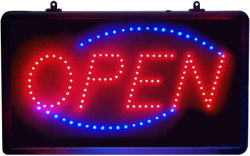 Neon Led Open' Sign
