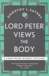 Lord Peter Views The Body Paperback