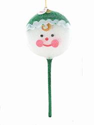 Lord And Taylor Glass Lollipop Ornament Green - Boy Baby