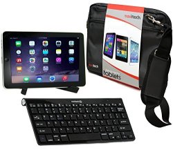 Navitech Converter Pack Including Multi Os Wireless Bluetooth Keyboard Black Case Bag & Portable Stand For The Sony Xperia Black Z Sony Xperia Z2 Black
