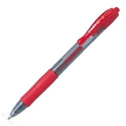 Japan Import Pilot G-2 1.0MM Medium Gel Ink Ballpoint Pen LG-20M Set Of 10 Red