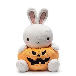 Unlockgift 10" Fancy Stuffed Animal Toys Halloween Toys Pumpkin Bear Animals Plushies Novelty Gifts For Children