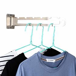 Lxltl Wall Mounted Airer Drying Racks Balcony Drying Racks Single Pole Bathroom Clothes Rail Stainless Steel Material 33X8X6CM