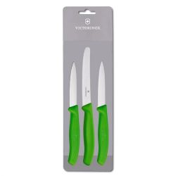 Victorinox Swiss Army Victorinox - Paring Knife Set 3PIECEE Green