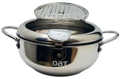 - Stainless Steel Deep Frying Pot - Pan - 2.2L