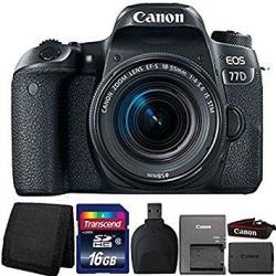 Canon Eos 77D 24.2MP Dslr Camera With 18-55MM Is Stm Lens And Accessory Kit