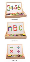 Wooden Magnetic Digit Letter Graph Spell Happily Board