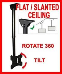 Impact Mounts Ceiling Tv Mount Bracket Lcd Led Plasma 24 26 30 32 36 37 40 Tilt Swivel Rotate For Flat Or Vaulted Ceilings R1560 00 Electronics