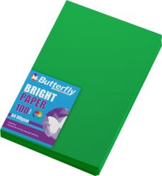 A4 Bright Paper 100S - Green