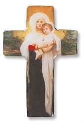 Classic Collection - Madonna & Child Cross Magnet