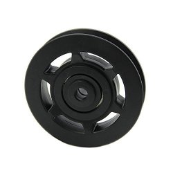 Kofun 95MM Universal Bearing Pulley Wheel Cable Gym Equipment Part Wearproof Durable Black