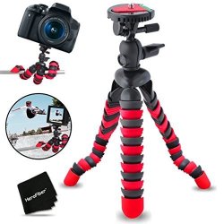 12 Inch Flexible Tripod With Quick Release Plate For Nikon Coolpix S9700 S9500 S9300 S9100 S8200 S8100 S8000 Coolpix A 1 J3 1 J2
