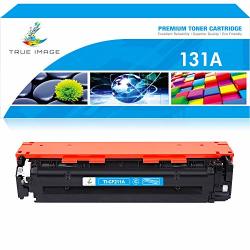 True Image Compatible Toner Cartridge Replacement For Hp 131A CF211A Laserjet Pro 200 Color M251NW Mfp M276NW M276N M276 M251N M251 Printer Ink Cyan