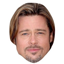 Brad Pitt Celebrity Mask Cardboard Face And Fancy Dress Mask