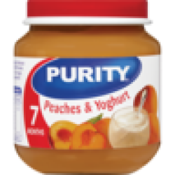 Purity Peach & Yoghurt Baby Food 125ML