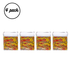 Pack Of 4 X Narrow 1.5L Container canister Pack
