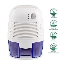 Wish Lighting Wish Tech Mini Air Dehumidifier 500ml Electric Small Room Ultra Quiet Dehumidifier For Damp Air Compact And Portab R2360 00 Home And