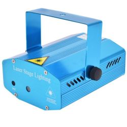 MINI Holographic Laser Start Projector Stage Light With Motion & Auto Mode