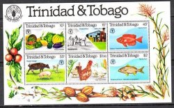Trinidad & Tabogo 1981 World Food Day Miniature Sheet Unmounted Mint