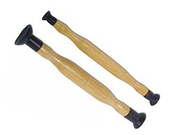 Supercrazy Double Ended Wooden Grip Valve Grinding Lapping Stick Tool Set 5 8" 13 16" 1-1 8" 1-3 8" SF0226