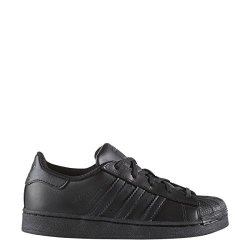 Adidas Originals Kids' Superstar Foundation El C Sneaker Black black black 3 M Us Little Kid