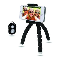 Bower Smart Photography LED Wand Selfie Stick + Power Bank Universal Fits Cell Phones 3.5" To 6.1"