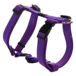 Rogz Utility Reflective H-harness - Nitelife Small Purple