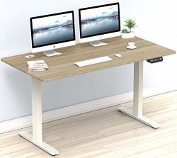 white stone desk