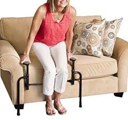 Stander Ez Stand-n-go - Ergonomic Stand Assist Handles + Adjustable Standing Mobilty Aid For Couch Chair & Sofa & Living Room Grab Bar
