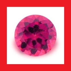 Garnet - Purple Red Round Facet - 0.295cts