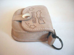 Vintage Leather Belt Pouch Keychain Wallet Purse Balaton Utility Unused