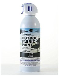 Black Waterproof Outdoor Fabric Spray Paint  Fabric spray paint, Outdoor  fabric, Outdoor