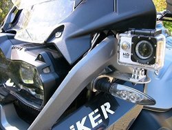 Aluminum Front Left Bracket Holder Cam Camera Mount For Bmw R 1200 Gs R1200GS 2013-2016 Bmw R1200GS Adv Motorrad Gopro 4 5