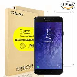 2-PACK Samsung Galaxy J4 2018 Screen Protector Aolander HD Clear Bubble Free Scratch-resistant Anti-fingerprint Premium Tempered Glass Screen Protector For Samsung Galaxy J4 2018