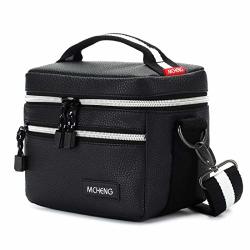 Mcheng Waterproof Shock Resistant Camera Messenger Bag With Durable Shoulder Strap For Canon Eos Rebel T6 Powershot G7 X Mark II Nikon D750