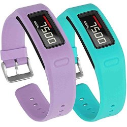 Mosstek For Garmin Vivofit 1 Bands With Metal Buckle Colorful Silicone Fitness Replacement Accessory Bands For Garmin Vivofit Not For Garmin Vivofit 2 ...