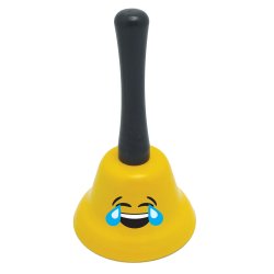 Ashley Productions Decorative Emoji Faces Hand Bell 5