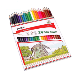 Foska 24 Assorted Colouring Pencils