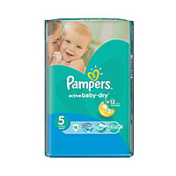Pampers Active Baby Nappies Size 5 Value Pack of 42