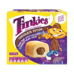 Tinkies Chocolate Potion Flavoured Creamy Sponge Cake 6S