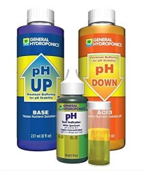1-SET Terrific Popular Gh Ph Control Hydroponics Tool Accurate General Water Test Kit Up And Down Volume 8 Oz With 1 Oz Indicator