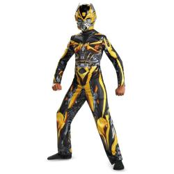 Disguise Hasbro Transformers Age Of Extinction Movie Bumblebee Classic Boys Costume MEDIUM 7-8