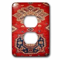 Taiche - Photography - Turkey - Natural Dyed Handmade Anatolian Carpet - Light Switch Covers - 2 Plug Outlet Cover LSP_243237_6