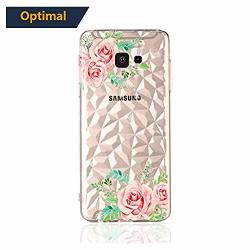 0HEZE Samsung Galaxy J4 Plus Case Floral Pattern Stylish Cute Transparent Soft Elastic Tpu Gel Ultra-thin Back Cover 3 Samsung Galaxy J4 Plus