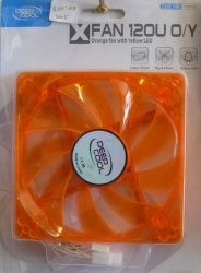 Fan Orang With Yellow Led 120mm