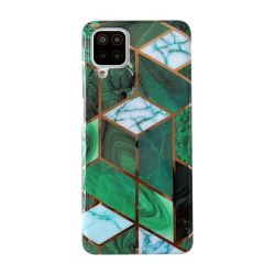 Geometric Marble Design Phone Cover For Samsung A12