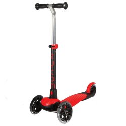 Zycomotion Zycom Zing 3-WHEEL Scooter With Light Up Wheels - Red black