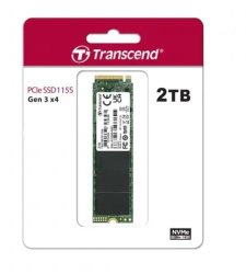 Transcend 2TB MTE115S Pci-e M.2 2280 SSD Nvme 1.3 Pcie 3X 4 - 3D Tlc