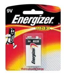 Energizer Max 9v 1 Pack moq12 522bp1-max